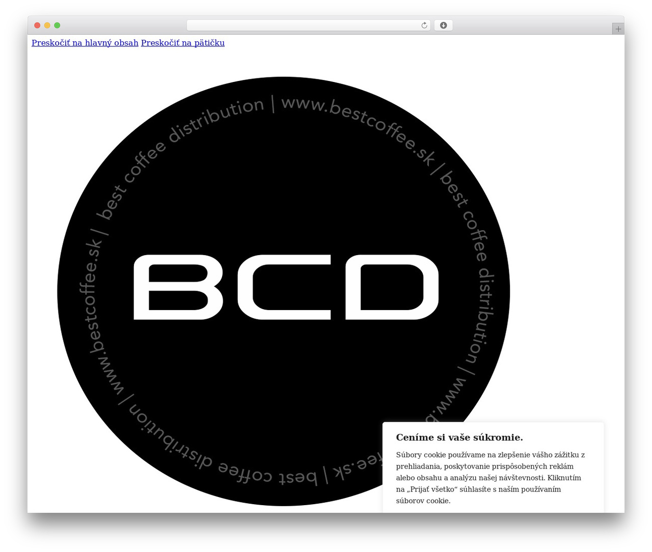 Bricks WordPress theme - bestcoffee.sk
