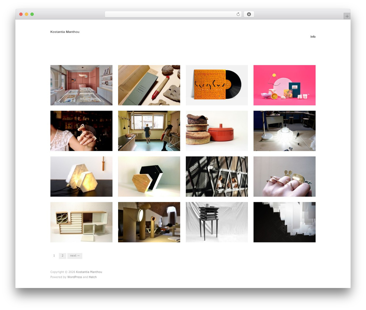 Hatch WordPress theme - kostantiamanthou.com Hatch WordPress theme - kostantiamanthou.com
