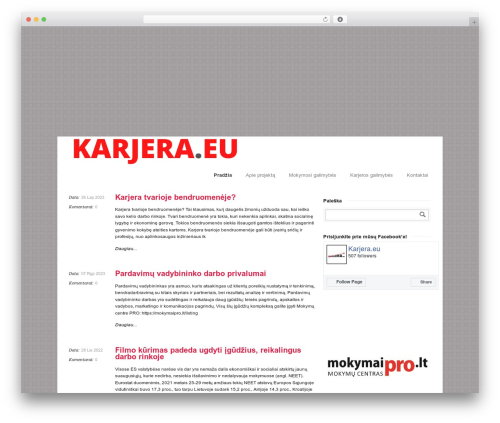 Theme WordPress Goodspace - karjera.eu