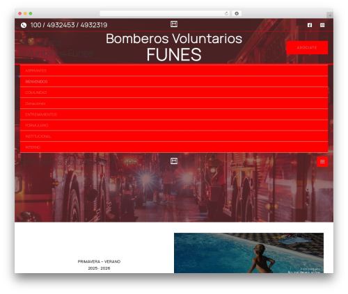 Tiempo (tiempo) free WordPress plugin - bomberosfunes.com