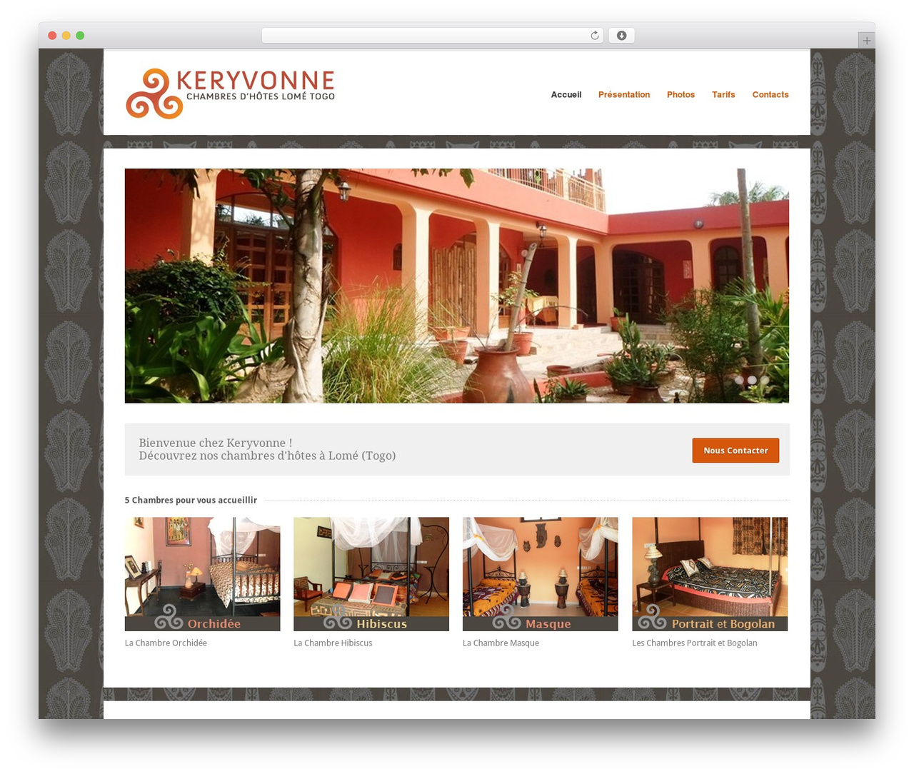 Uber WordPress theme - keryvonne.com