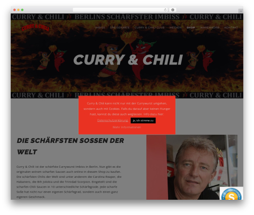UniBody WordPress theme - curry-chili.de