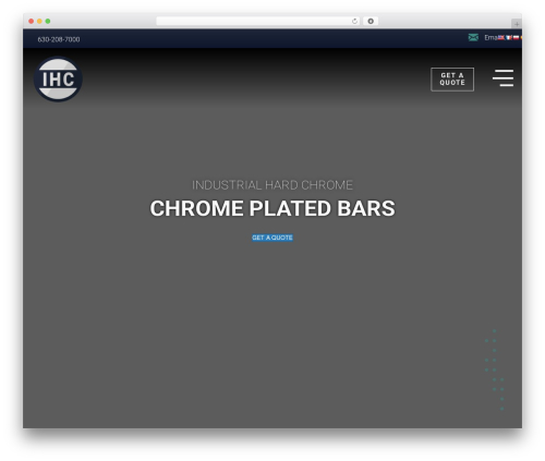 WordPress theme Beaver Builder Theme - industrialhardchrome.com