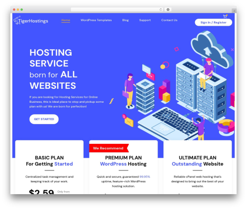 WordPress theme Flashmart - tigerhostings.com