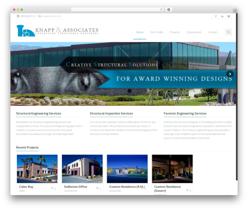WordPress theme Vella - knappassociatesinc.com