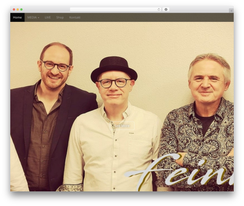 Arcade Basic free WordPress theme - feinkost-live.de