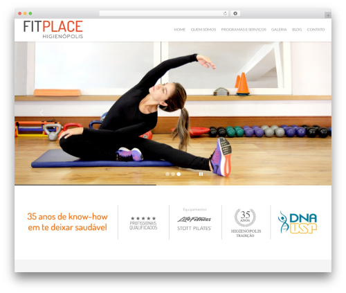 Cherry Framework WordPress theme - fitplace.com.br