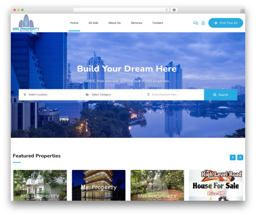 Classified listing pro WordPress plugin - mrproperty.lk