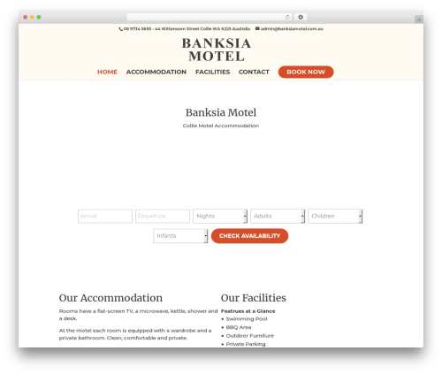 . WordPress plugin - banksiamotel.com.au