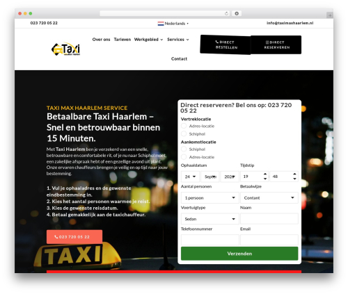 Divi WordPress theme - taximaxhaarlem.nl