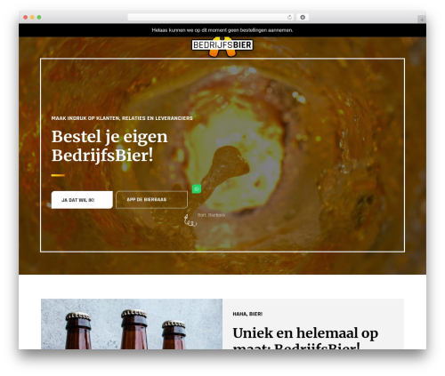 DraadCore WordPress theme - bedrijfsbier.nl