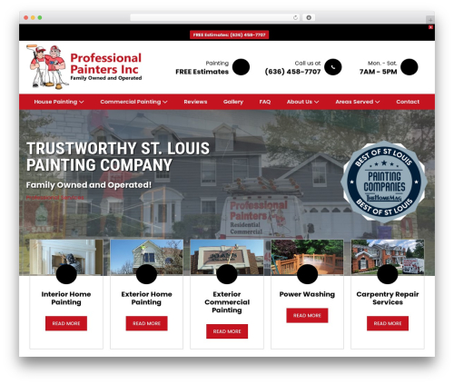 Wpbf premium WordPress plugin - professionalpaintersinc.com