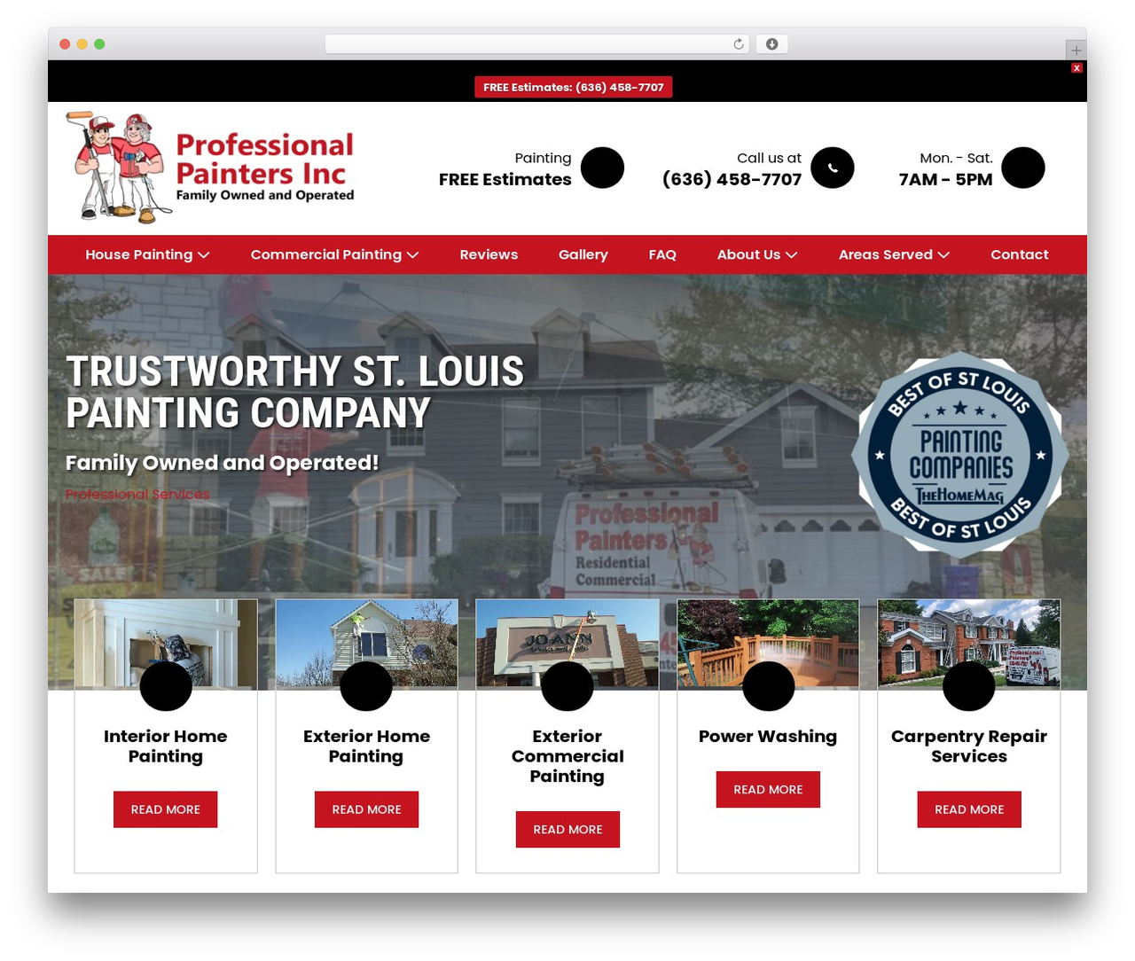 Page Builder Framework theme WordPress - professionalpaintersinc.com