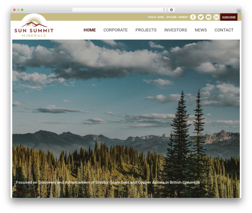 Proactive Gutenberg Framework WordPress theme - sunsummitminerals.com