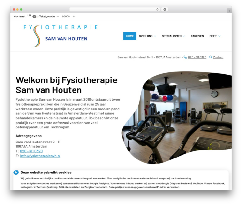 Theme WordPress Flexdesign parent - fysiotherapiesvh.nl