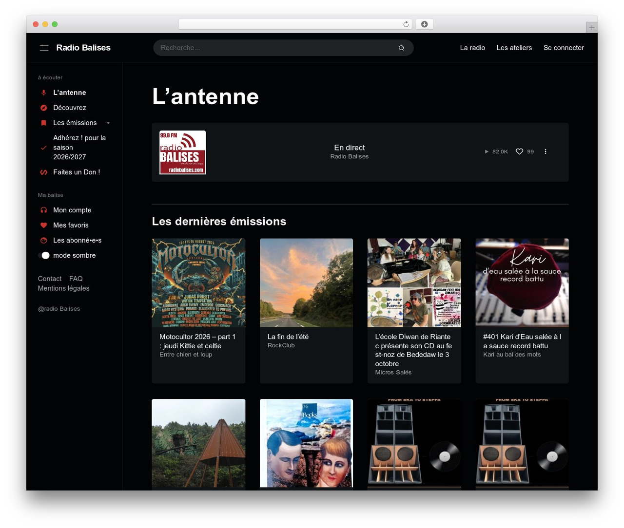 Waveme theme WordPress - radiobalises.com Waveme theme WordPress - radiobalises.com