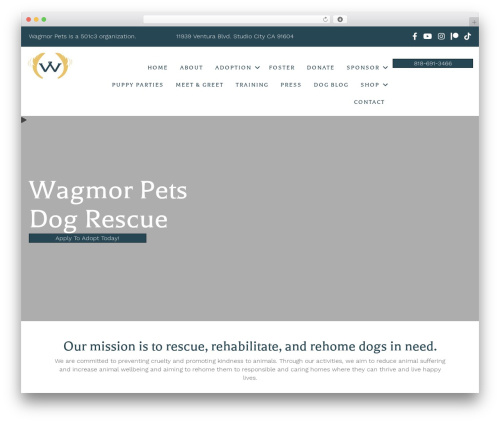 WordPress theme Beaver Builder Theme - wagmorpets.org