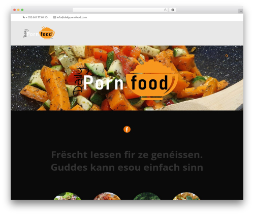 WordPress theme Cleaning - dailypornfood.com