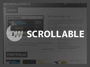 WordPress theme Scrollable Wordpress by David Woolf