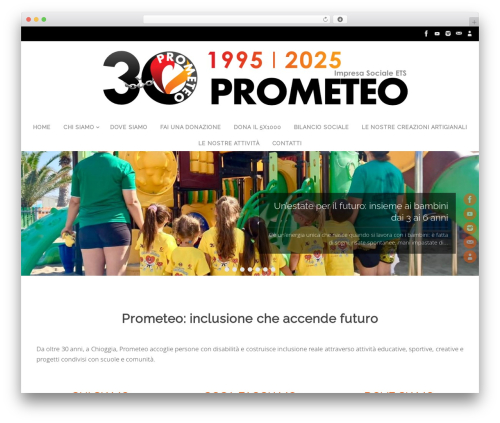 WordPress theme Tempera - socialeprometeo.it