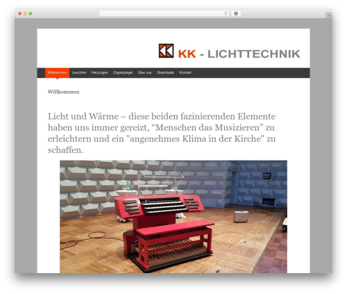 Best WordPress theme Expound - kk-lichttechnik.de