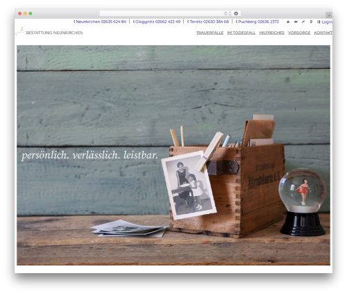 codemiq base WordPress theme - bestattung-nk.at