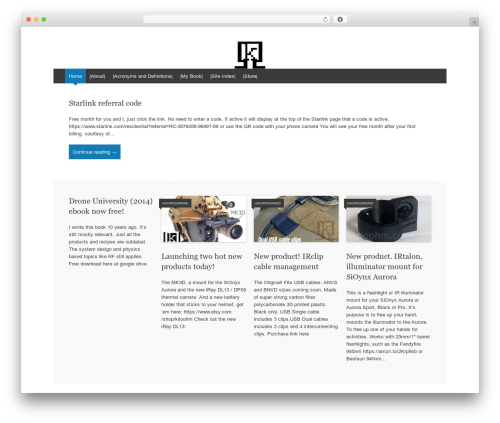 Expound WordPress theme - kiloohm.com