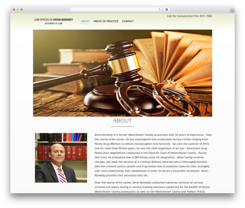 Factum WordPress theme - kkennedylaw.com