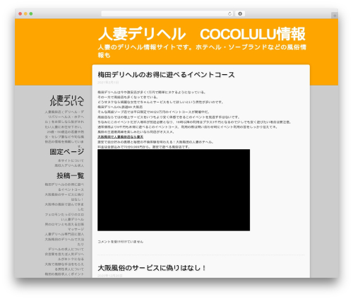 HelloSexy WordPress theme - cocolulunet.com