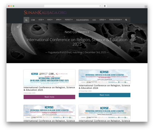 Justofeel theme WordPress - sunankalijaga.org