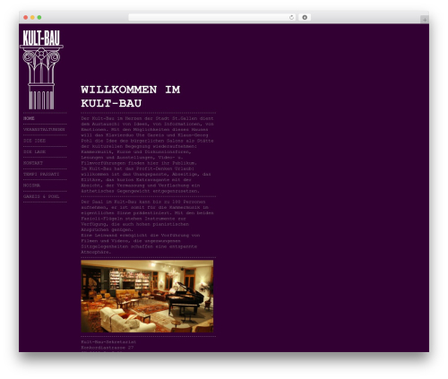 Kultbau WordPress theme - kultbau.org