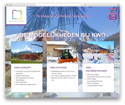 KWO WordPress theme design - koopwoningenoostenrijk.nl
