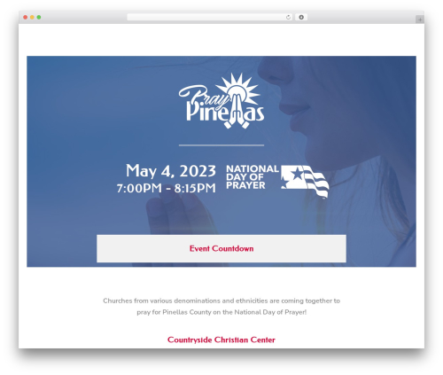 Lambda WordPress theme - praypinellas.com