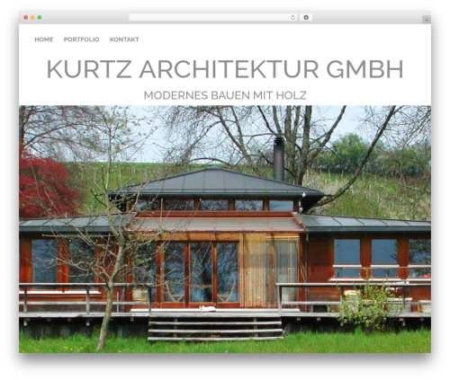 MD – WordPress Theme WP theme - kurtzarch.ch