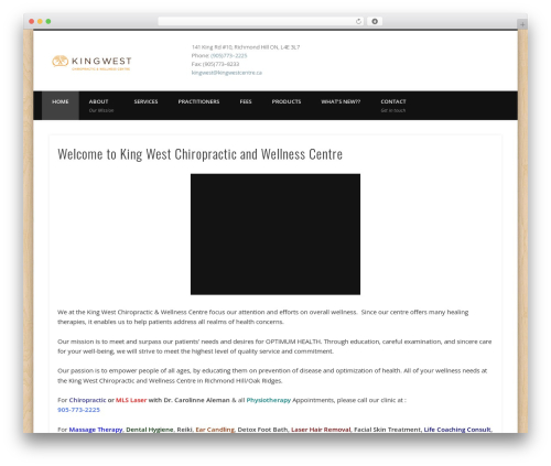 Pinboard best WordPress theme - kingwestcentre.ca