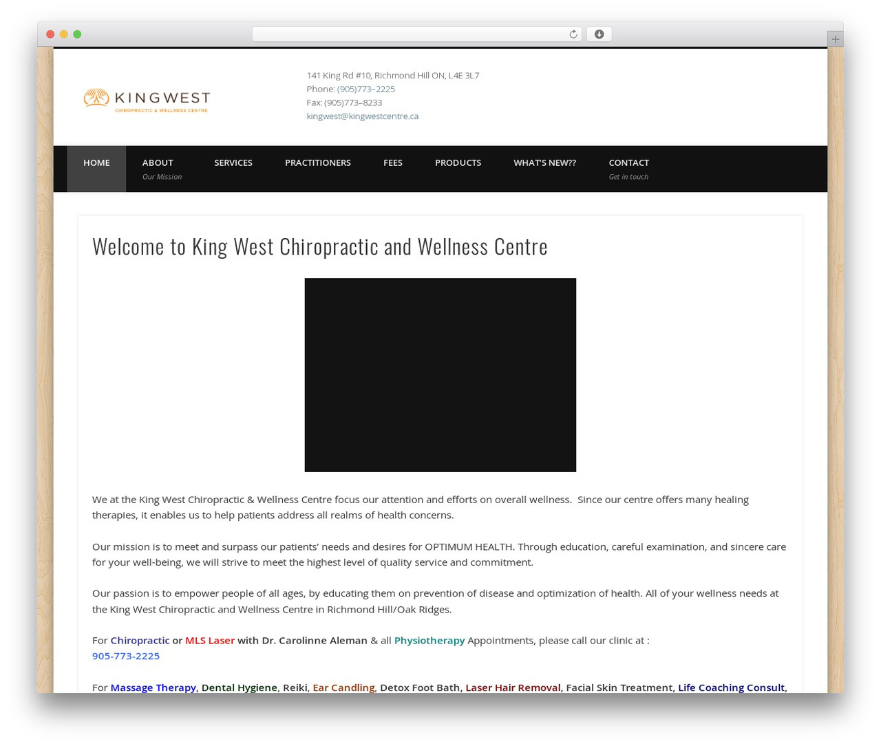 Pinboard best WordPress theme - kingwestcentre.ca