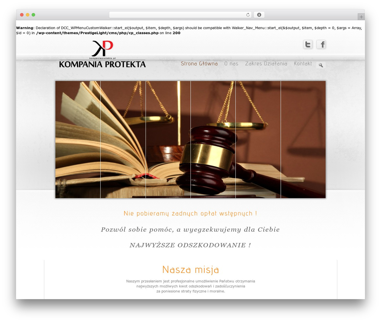 Prestige Ultimate Wordpress Theme WordPress theme - kompaniaprotekta.pl