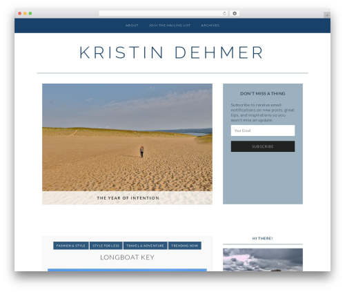 Theme WordPress Marilyn - kristindehmer.com