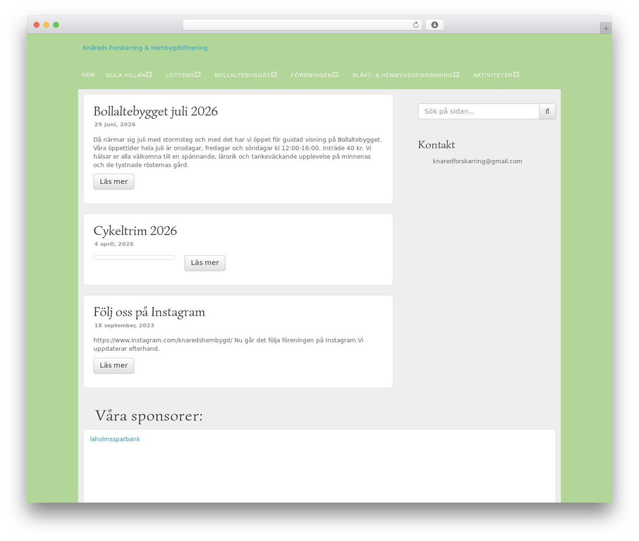 WordPress theme Alyeska - knaredsforskarring.se WordPress theme Alyeska - knaredsforskarring.se