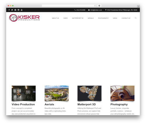 WordPress theme Blake - kiskerproductions.com