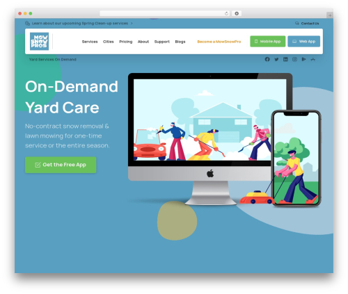 Pixfort likes WordPress plugin - mowsnowpros.com