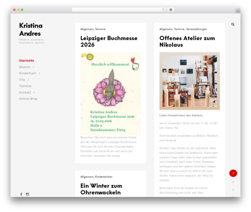 WordPress theme Huntt. - kristinaandres.com