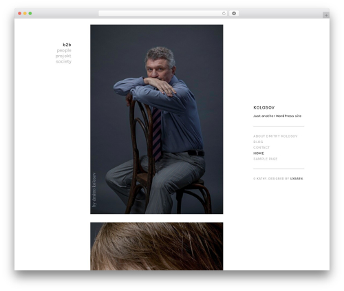 WordPress theme Kathy - kolosov.com.ua