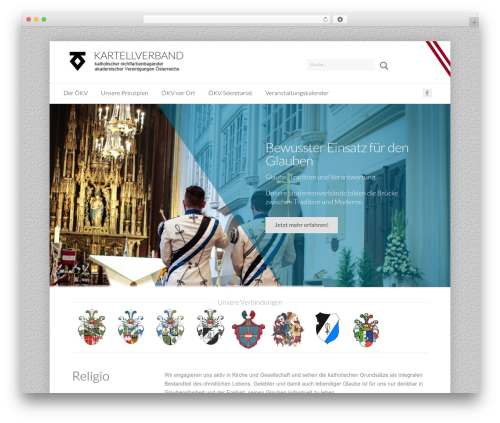 Aeolus WordPress theme - kartellverband.org