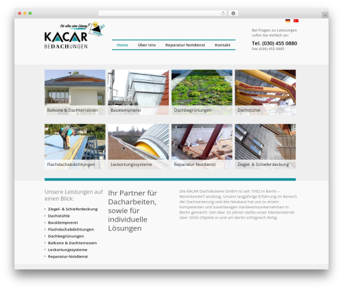 Best WordPress theme theme1992 - kacar.de