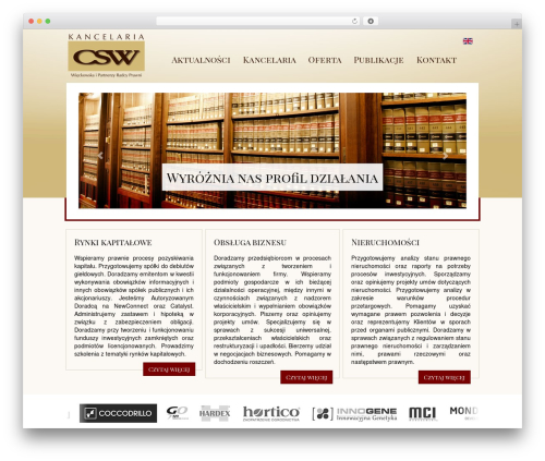 csw WordPress theme - kancelaria-csw.pl