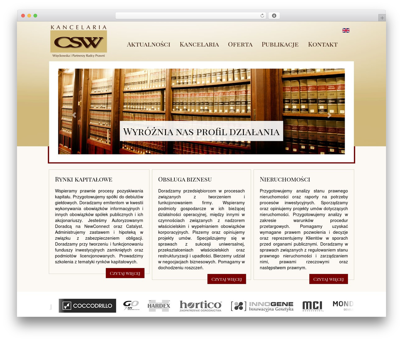 CSW WordPress theme - kancelaria-csw.pl