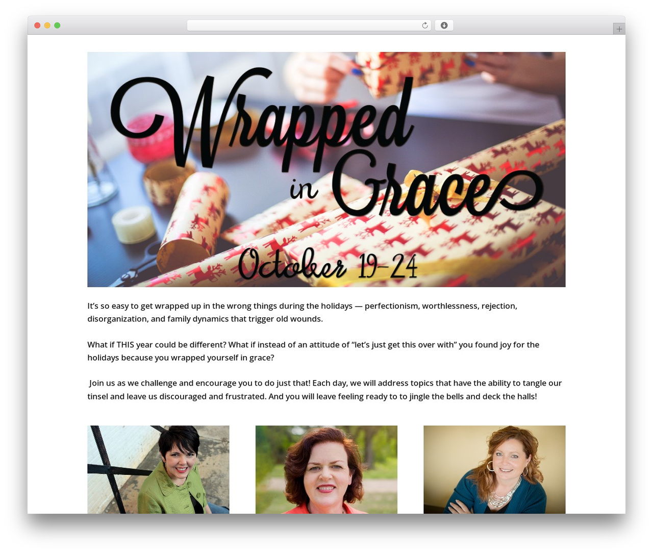 Divi WordPress theme - kathilipp.com/wrapped-in-grace
