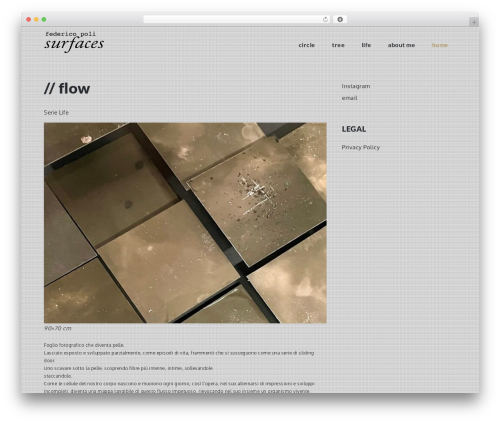 Drape theme WordPress - federicopoli.com Drape theme WordPress - federicopoli.com