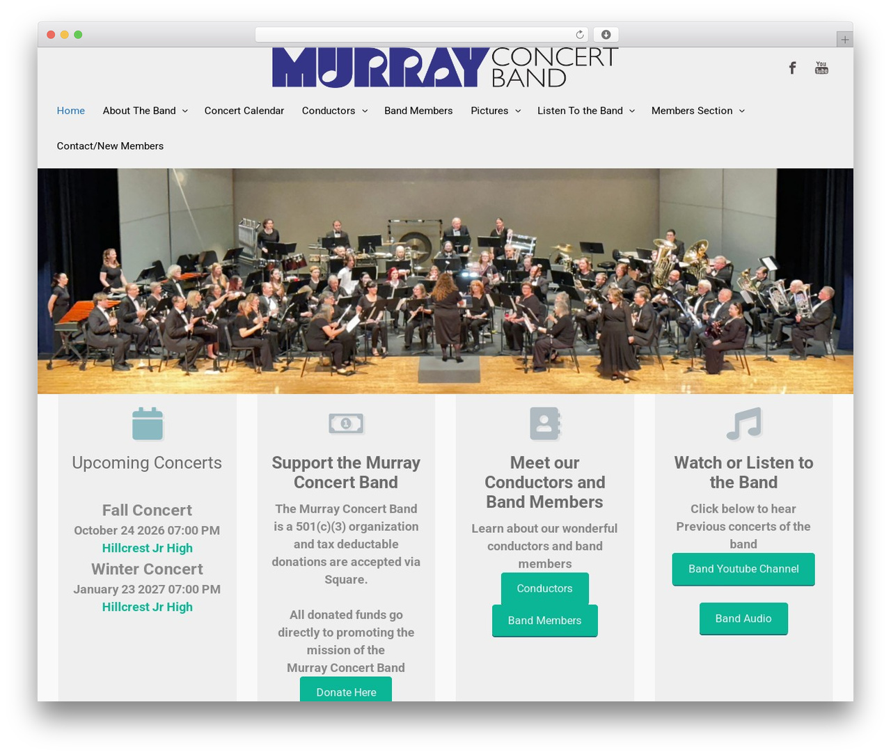evolve WordPress website theme - murrayconcertband.org evolve WordPress website theme - murrayconcertband.org